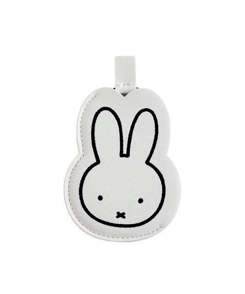 Miffy（ミッフィー） コンパクトミラー ケース付き薄型ミラー（white