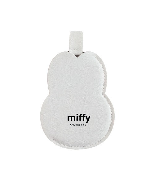 Miffy（ミッフィー） コンパクトミラー ケース付き薄型ミラー（white