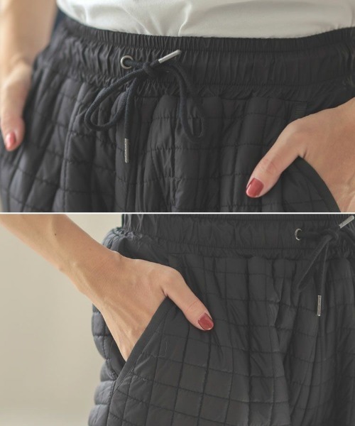 「DONOBAN」 イージーパンツ LONG ブラック レディース_画像6