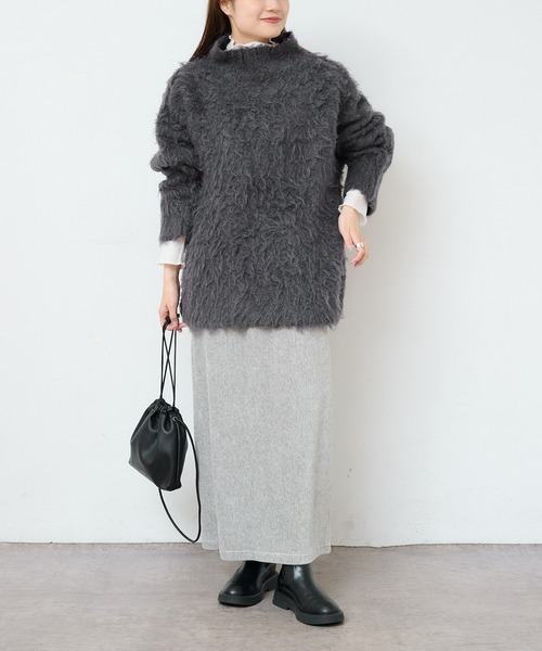 「PUAL CE CIN」 長袖ニット FREE ライトベージュ レディース_画像9