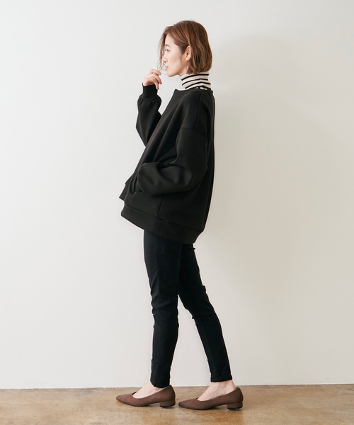 「Emma Taylor」 長袖カットソー FREE ネイビー レディース_画像3