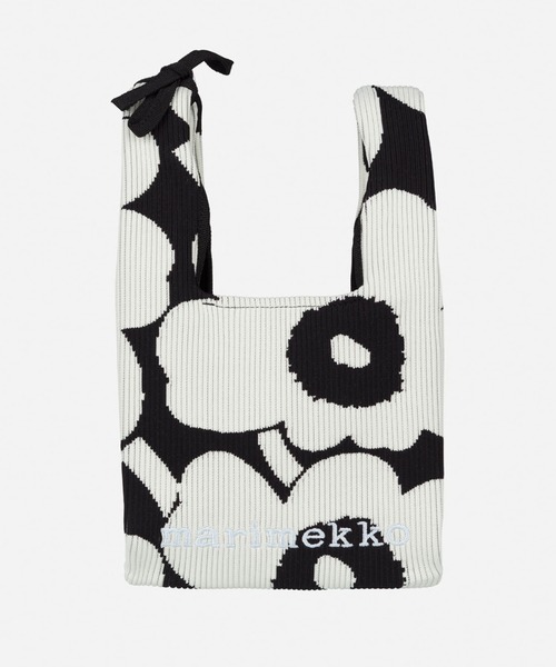 バッグ marimekko Knitted Mini Tote Unikko marimekko（マリメッコ） トートバッグ 小さめ Unikko / Knitted Mini