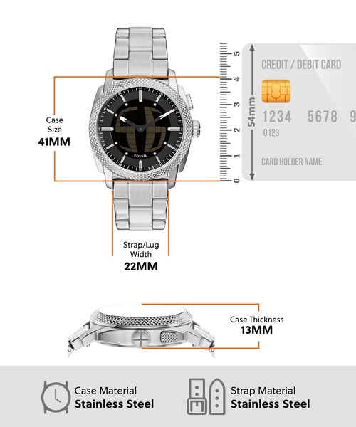 FOSSIL（フォッシル） 腕時計 Big Tic ビッグティック 腕時計 メンズ