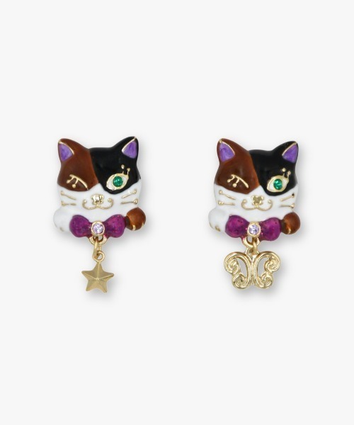 ANNA SUI（アナスイ） ピアス 三毛ティティモチーフ ピアス レディース