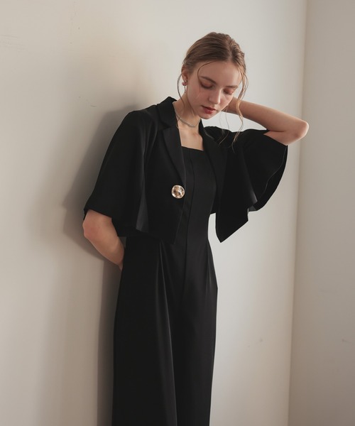 「Dorry Doll」 テーラードジャケット MEDIUM モカ レディース_画像6