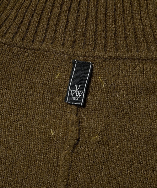 「VIRGOwearworks」 長袖ニット MEDIUM ブラック メンズ_画像3