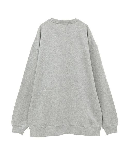 「Candy Stripper」 スウェットカットソー 2 ヘザーグレー レディース_画像3