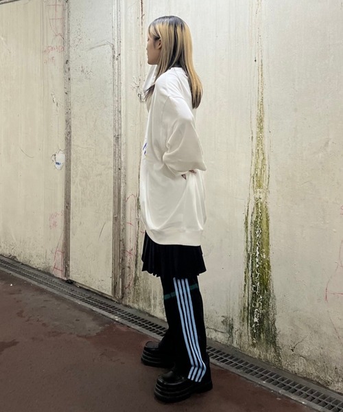 「Candy Stripper」 スウェットカットソー 2 ヘザーグレー レディース_画像8