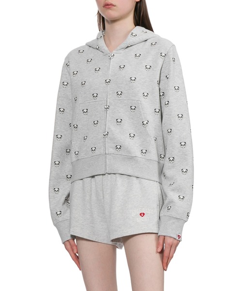 A BATHING APE MILO フルジップパーカーグレーエイプ　M A BATHING APE（アベイシングエイプ） パーカー MILO PD HOODED ZIP UP