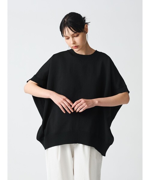 ベスト ジレ mizuiro ind コクーンワイドベスト レディースの画像