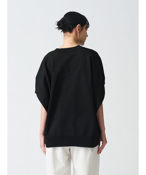 ベスト ジレ mizuiro ind コクーンワイドベスト レディースの画像
