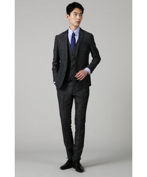 「HIGH STREET」 スラックス L ブラック メンズ_画像5