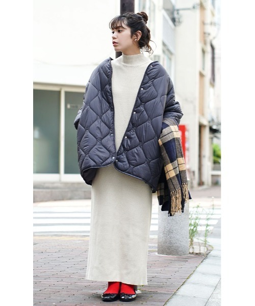 「zootie」 ニットワンピース L モカ レディース_画像7