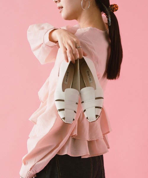 BARCLAY  23.5センチ  ２回履きました パンプス BARCLAY（バークレー） パンプス グルカカッターシューズ : ZOZOTOWN