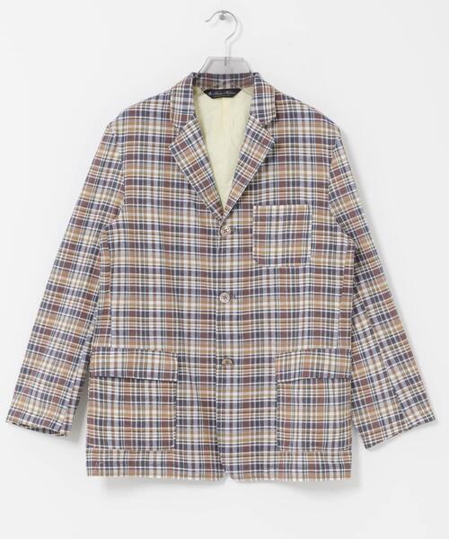 コート ジャケット BROOKS BROTHERS　MADRAS 3PPKT JACKET メンズの画像