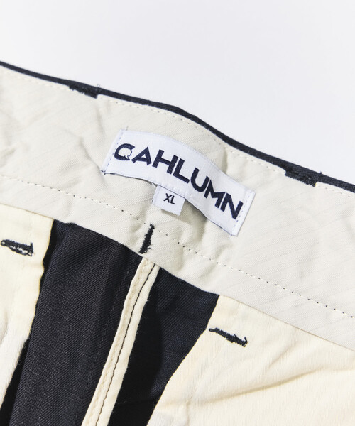 CAHLUMN（カウラム） チノパン Cotton Linen 2 Tuck Chino Pant