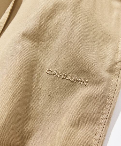 CAHLUMN（カウラム） チノパン Cotton Linen 2 Tuck Chino Pant