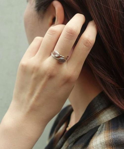 agete（アガット） 指輪 リング ラブラドライトリング「Colors Ring