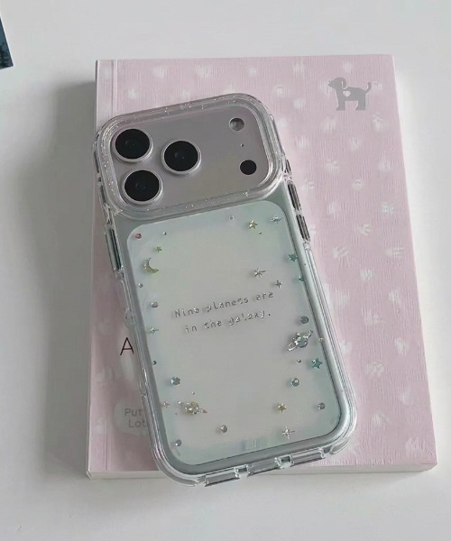 スマホケース 星のきらめき Galaxy クリア iPhone ケース 13/14.15