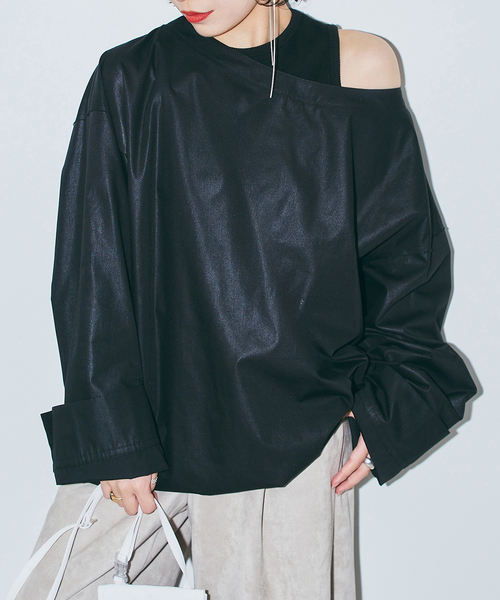 CITYSHOP（シティショップ） ブラウス シャツ CHINTS LONG SLEEVE