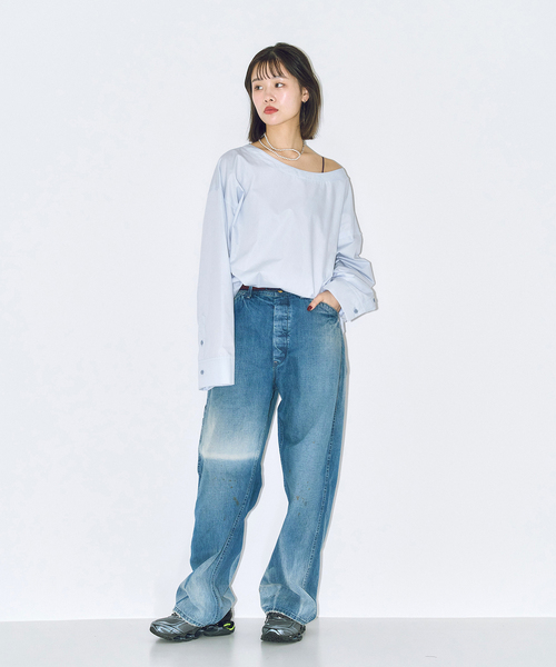 CITYSHOP（シティショップ） ブラウス シャツ CHINTS LONG SLEEVE