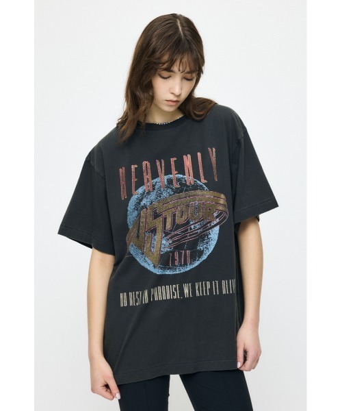 MOUSSY（マウジー） tシャツ FADED GRAPHIC LOOSE Tシャツ レディース