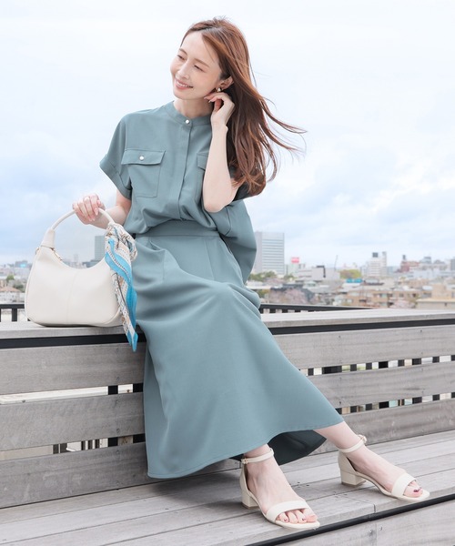 GLACIER lusso（グラシアルッソ） ブラウス シャツ 夏 半袖 「美冷