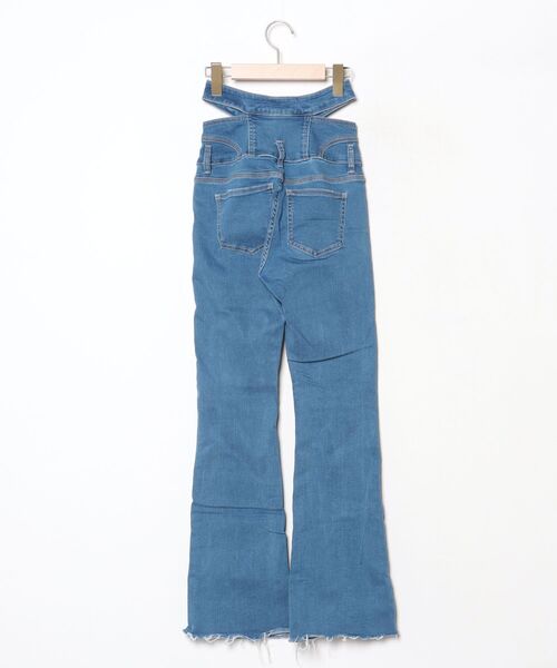 EMODA（エモダ） ブーツカットデニムパンツ SMALL ブルー レディース