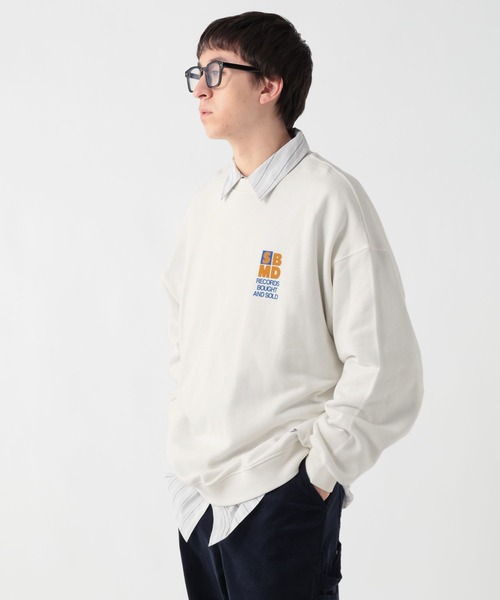 「GEORGE'S」 スウェットカットソー MEDIUM ライトグレー メンズ_画像3