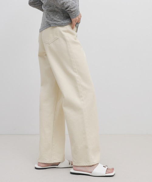 「select MOCA」 デニムパンツ LARGE ブラック レディース_画像3