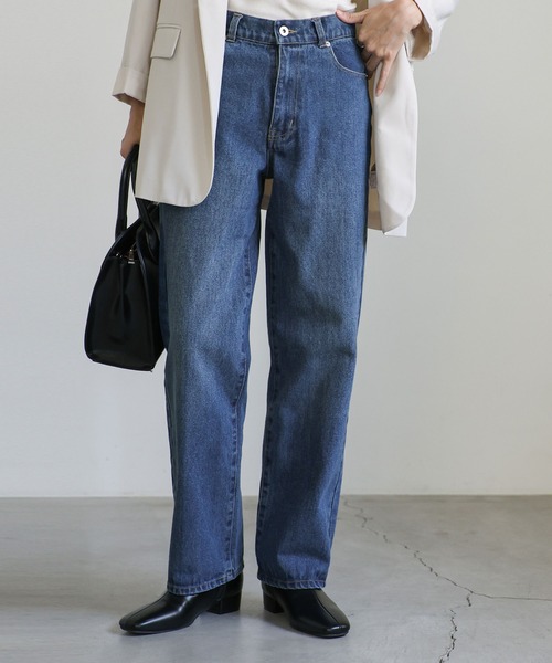 「select MOCA」 デニムパンツ LARGE ブラック レディース_画像5