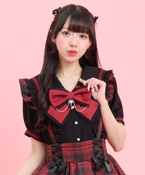 Secret Honey（シークレットハニー） ブラウス シャツ 夏 半袖 半袖