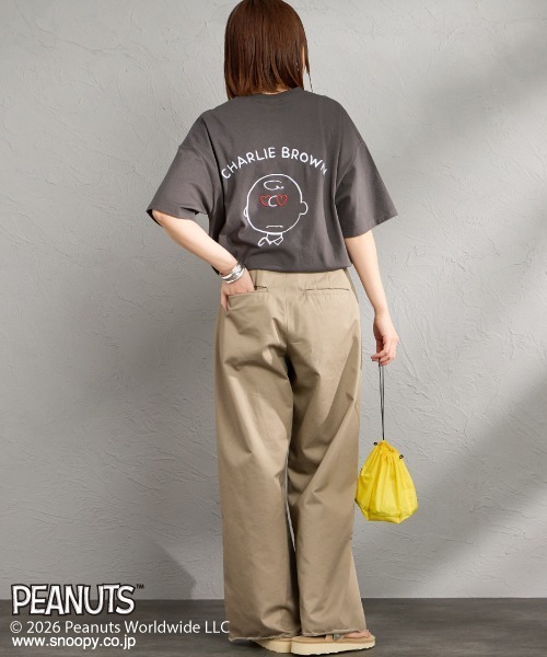 PEANUTS tシャツ 半袖 「PEANUTS×JEANS FACTORY/ピーナッツ×ジーンズ
