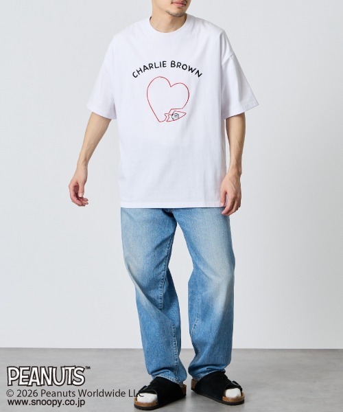  JEANS 半袖Tシャツ ホワイト PEANUTS tシャツ 半袖 レディース メンズ : ZOZOTOWN Yahoo!店 - 通販