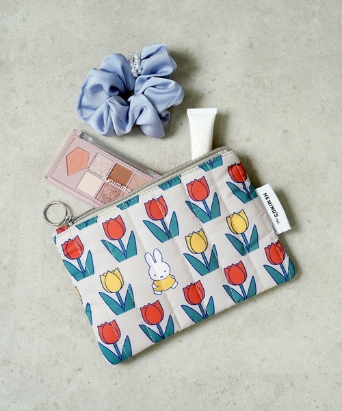 ポーチ 11”「Dick Bruna」miffy 1ポケット キルティング フラット