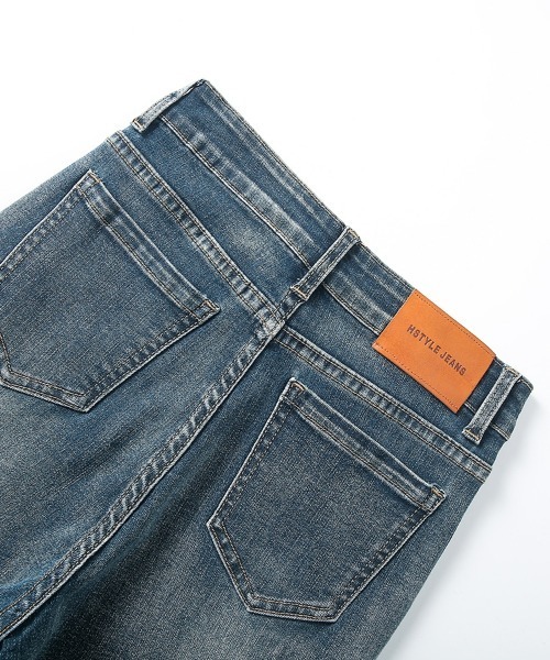「HANDO」 デニムパンツ S ブラック レディース_画像8