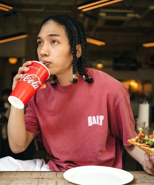 「BAIT」 半袖Tシャツ LARGE ブラック メンズ_画像5