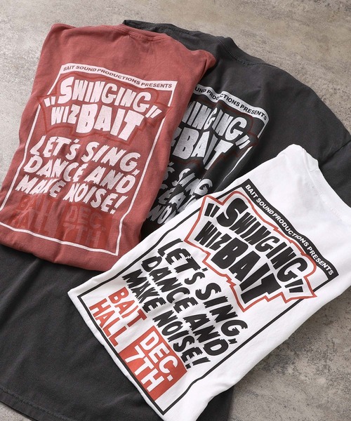 「BAIT」 半袖Tシャツ LARGE ブラック メンズ_画像9