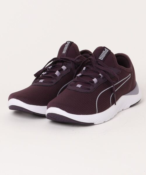 「PUMA」 ローカットスニーカー 25.0cm ホワイト×ブラック レディース_画像4