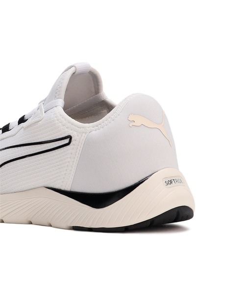 「PUMA」 ローカットスニーカー 25.0cm ホワイト×ブラック レディース_画像7