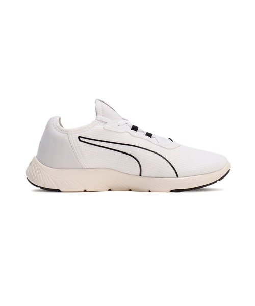 「PUMA」 ローカットスニーカー 25.0cm ホワイト×ブラック レディース_画像9