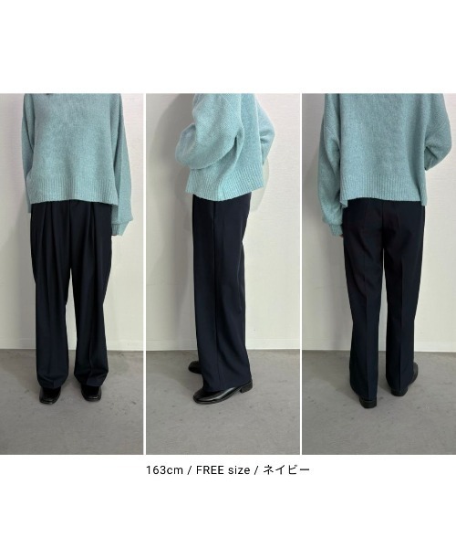 「Aunt Marie's」 スラックス - モカ レディース_画像7