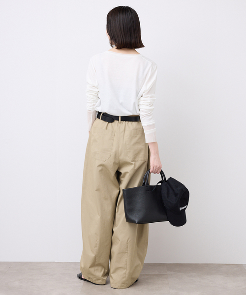 SLOBE IENA（スローブイエナ） ワイドパンツ チノパン 「WEB限定/接触