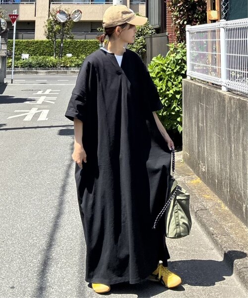 「notch.」 長袖ワンピース M ダークグレー レディース_画像2