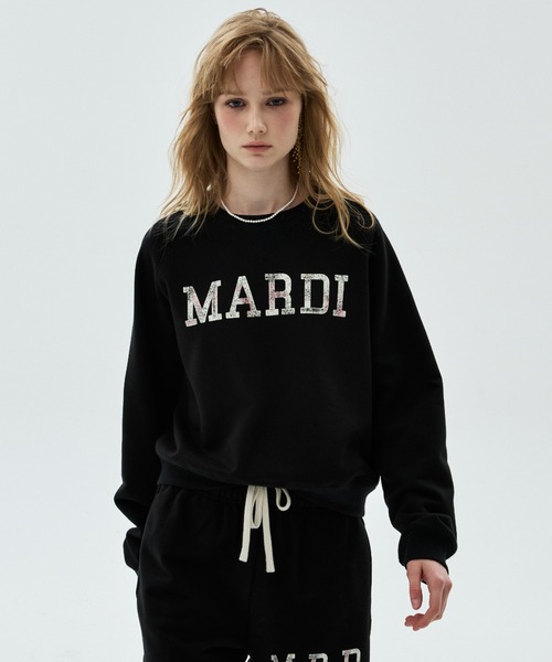 Mardi Mercredi（マルディメクルディ） トレーナー スウェット CROPPED 