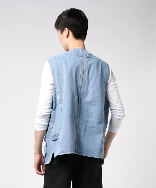 定番豊富な ベスト Utility Denim Vest ZOZOTOWN PayPayモール店 - 通販 - PayPayモール 定番高品質