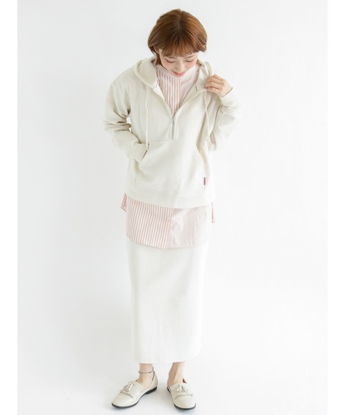 パーカー Healthknit Product ハーフZIPパーカー レディース Healthknit PRODUCT パーカー Product ハーフZIPパーカー