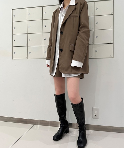 solleim（ソルレム） セットアップ テーラードジャケット＆バミューダ