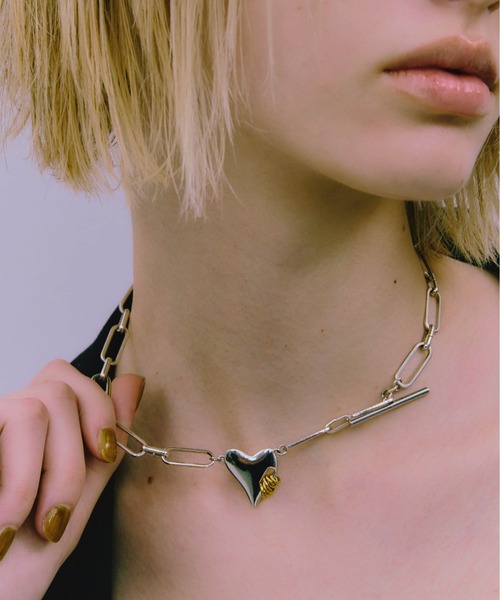 チョーカー LAPUIS(ラピュイ)Coil Heartチョーカー レディースの画像