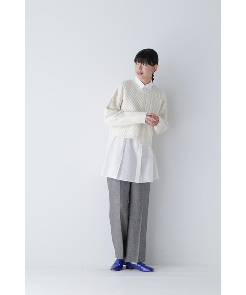 human woman（ヒューマンウーマン） ブラウス シャツ ボックスタック